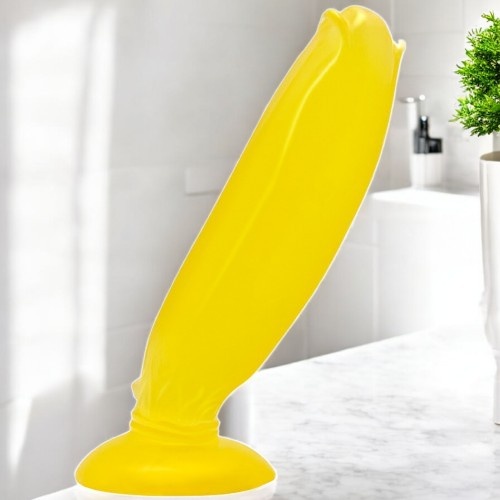 Passionate Fruit 17 CM Güçlü Vantuzlu Jel Penis Dildo - Muz