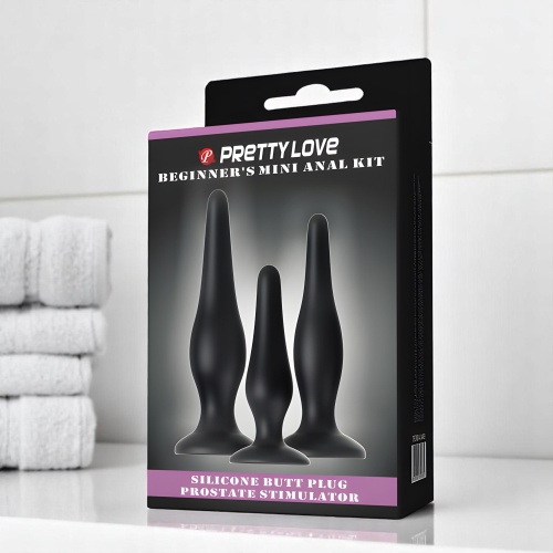 PRETTY LOVE 3 Boy Anal Açıcı Lüks Hazırlık Seti: Her Seviyeye Özel Zevk Keşfi!