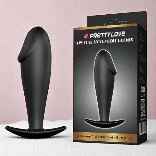 PRETTY LOVE 10 CM Silikon Anal Plug Zenci Penis Mini Anal Dildo
