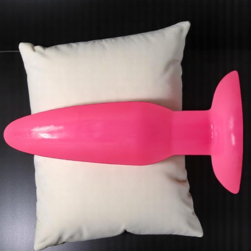 Smooth 14 Cm Vantuzlu Anal Plug Anal Tıkaç Tıpa Pembe Anal Dildo