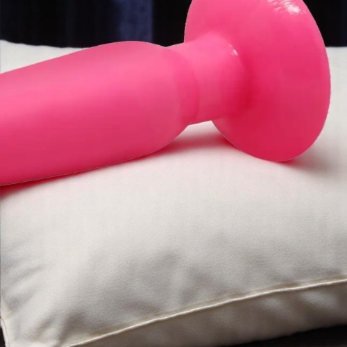 Smooth 14 Cm Vantuzlu Anal Plug Anal Tıkaç Tıpa Pembe Anal Dildo