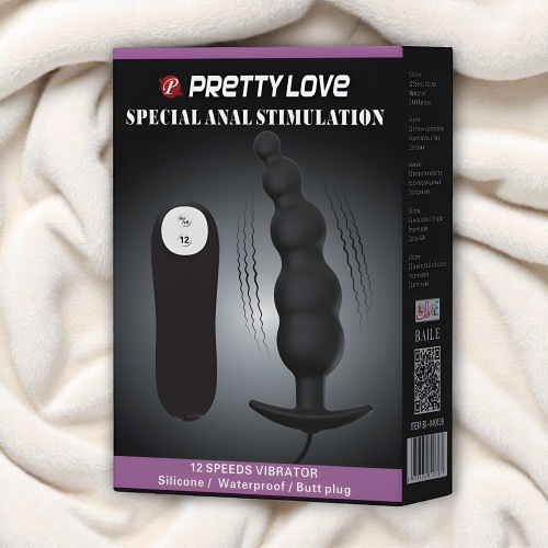 12 Titreşimli G-Spot Prostat Stimülatör Anal Vibratör Zenci Penis