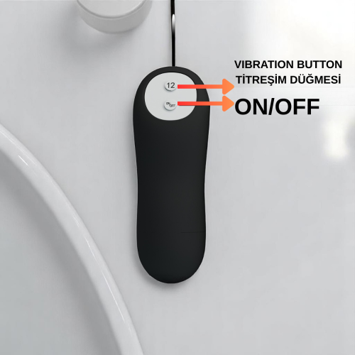 12 Titreşimli G-Spot Prostat Stimülatör Anal Vibratör Zenci Penis