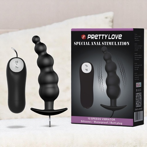 12 Titreşimli G-Spot Prostat Stimülatör Anal Vibratör Zenci Penis
