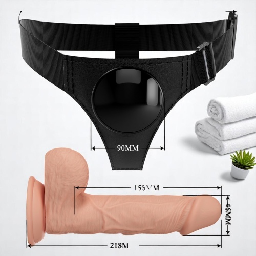 Yeni Nesil Mıknatıslı Realistik Strapon Damarlı Penis Dildo