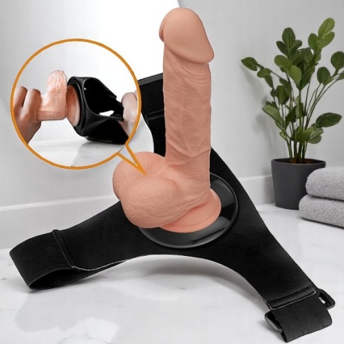 Yeni Nesil Mıknatıslı Realistik Strapon Damarlı Penis Dildo