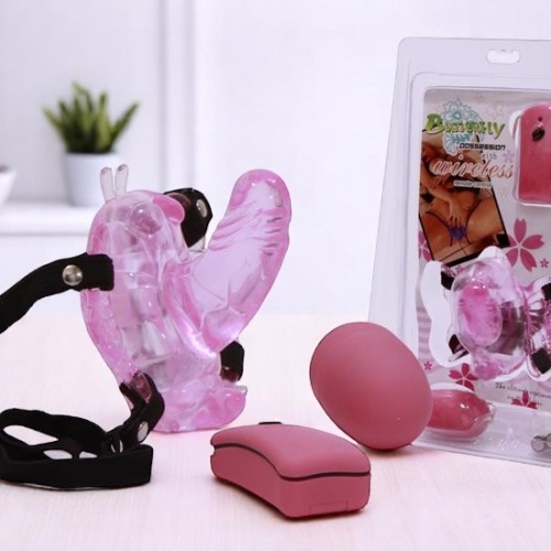 10 Titreşimli Anal Vajinal Vibratör Belden Bağlamalı Dildo Strapon