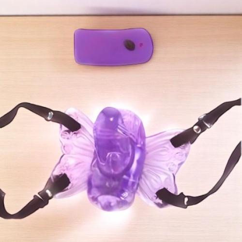 10 Titreşimli Anal Vajinal Vibratör Belden Bağlamalı Dildo Strapon
