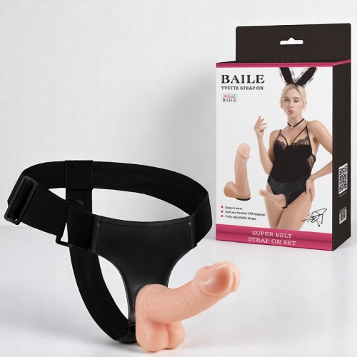 Ultra 19 CM Gerçekçi Belden Bağlamalı Dildo Strapon Penis