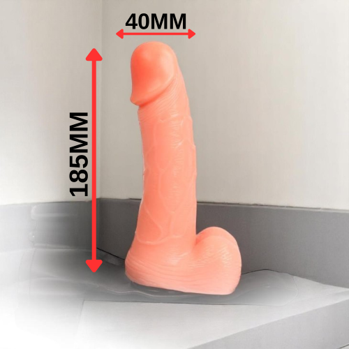 Ultra 19 CM Gerçekçi Belden Bağlamalı Dildo Strapon Penis