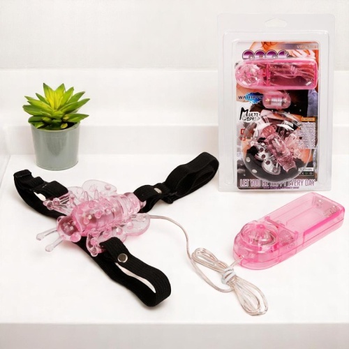Baıle Klitoral Vajinal Orgazm Vibratörü Titreşimli Strap-on Anal Dildo