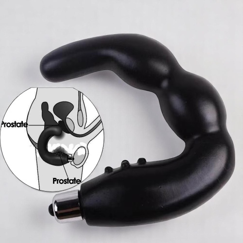 Black Titreşimli G Noktası Ve Prostat Vibratörü Stimülatör