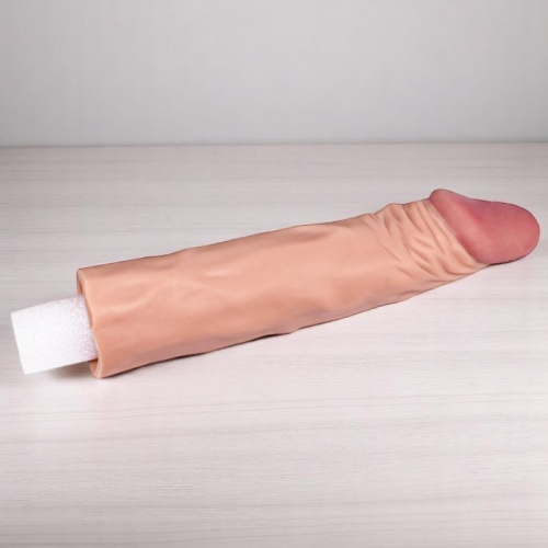 X-Tender 5 CM Dolgulu Realistik Penis Kılıfı Uzatmalı Prezervatif