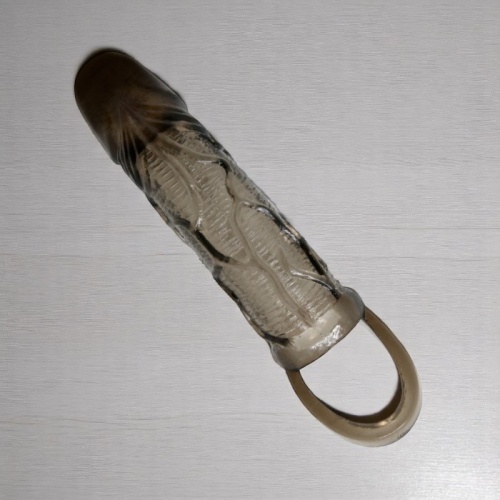 Pretty Love Titreşimli Penis Kılıfı 3cm Dolgulu Uzatmalı Prezervatif Vibratör