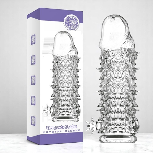 Kabartmalı Kristal Görünümlü Güçlü Uyarıcı Peni Kılıfı