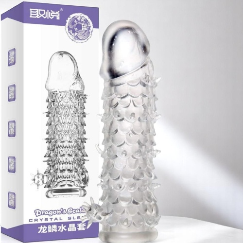 Kabartmalı Kristal Görünümlü Güçlü Uyarıcı Peni Kılıfı
