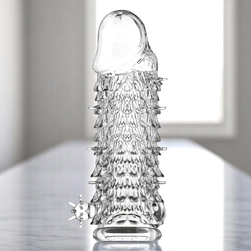Kabartmalı Kristal Görünümlü Güçlü Uyarıcı Peni Kılıfı