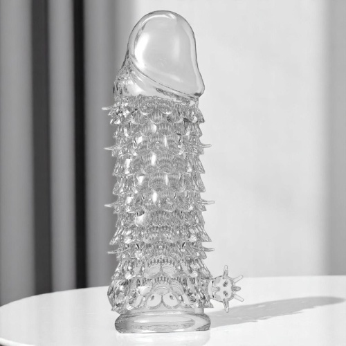 Kabartmalı Kristal Görünümlü Güçlü Uyarıcı Peni Kılıfı