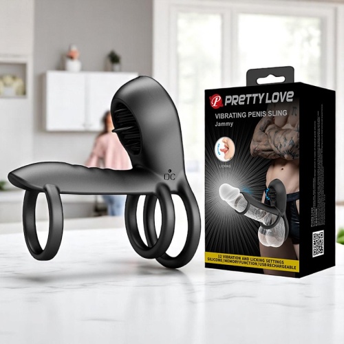 Pretty Love  Usb Şarjlı 12 Titreşimli ve G Noktası Uyarıcılı Penis Halkası