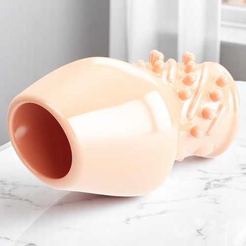 Pretty Love Tırtıklı Ucu Açık Güçlü Penis Kılıfı