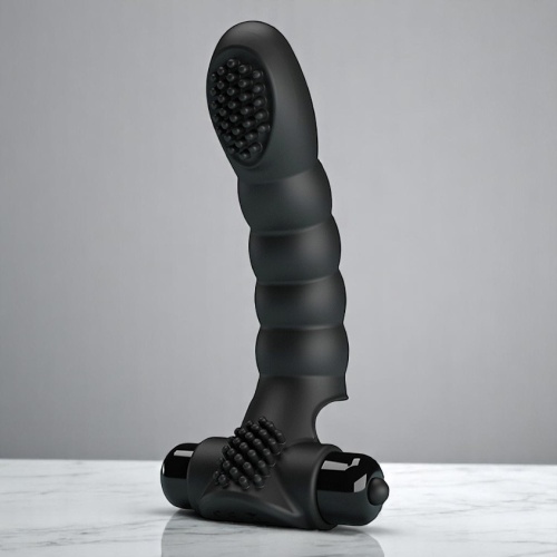 Alexander 10 Hız Titreşimli Teknolojik Parmak Vibratör Klitoral Mastürbatör 13 CM