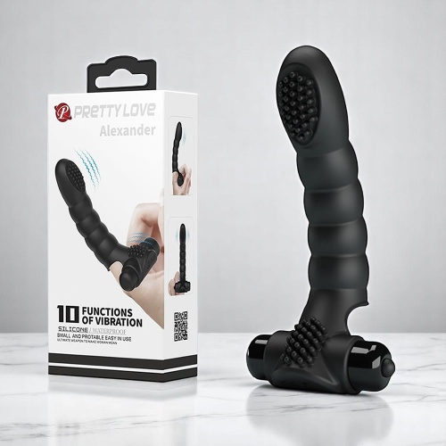 Alexander 10 Hız Titreşimli Teknolojik Parmak Vibratör Klitoral Mastürbatör 13 CM