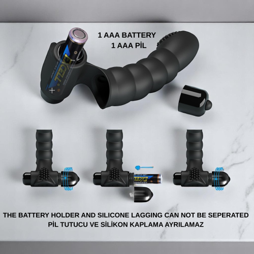 Alexander 10 Hız Titreşimli Teknolojik Parmak Vibratör Klitoral Mastürbatör 13 CM