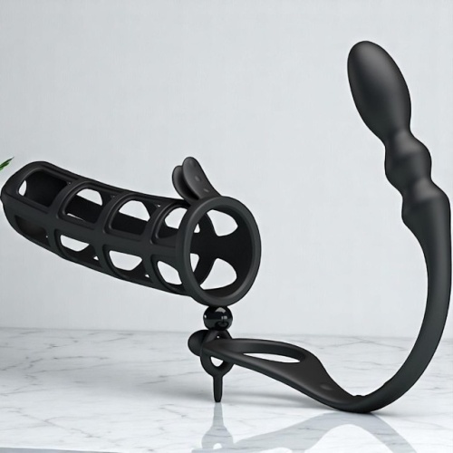 Hercules Zenci Anal Plug Fantezi Penis Kafesi Prostat Stimülatör