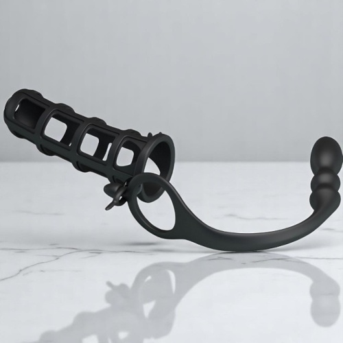 Hercules Zenci Anal Plug Fantezi Penis Kafesi Prostat Stimülatör