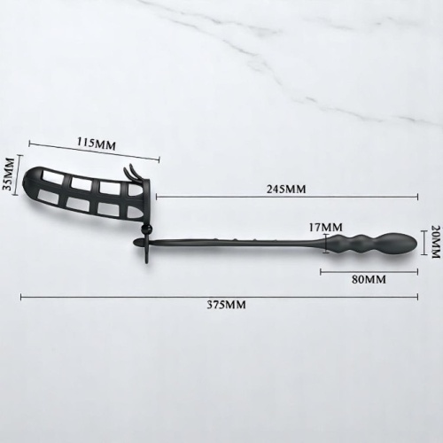Hercules Zenci Anal Plug Fantezi Penis Kafesi Prostat Stimülatör