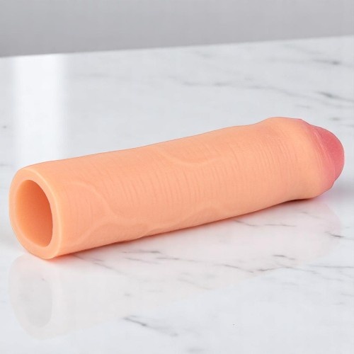 Lovetoy NATURE Ten 2.5 cm Dolgulu Sünnetsiz Penis Kılıfı