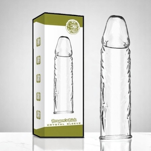 Sleeve Damarlı Uzatmalı Silikon Penis Kılıfı Şeffaf