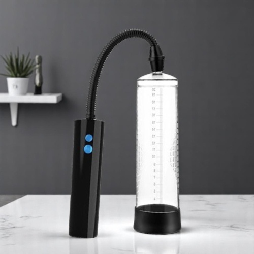 Passion Pump 22 cm USB Şarjlı Güçlü Emişli Penis Vakum Pompası