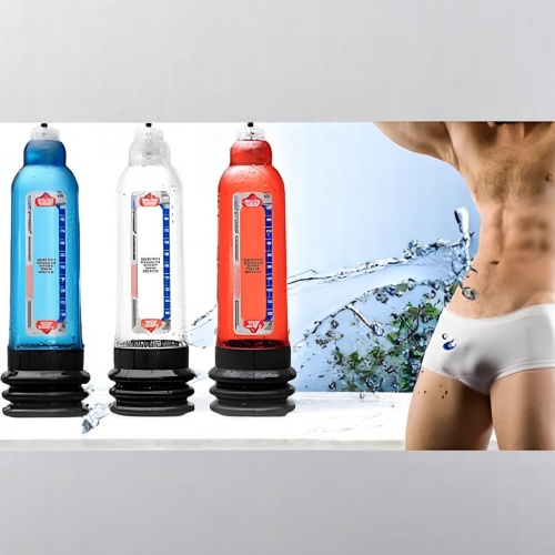 HYDROMAX X30 SULU PENİS VAKUM POMPASI MAVİ