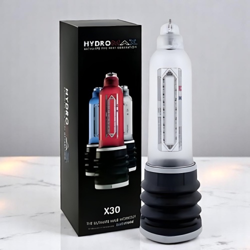 HYDROMAX X30 SULU PENİS VAKUM POMPASI BEYAZ