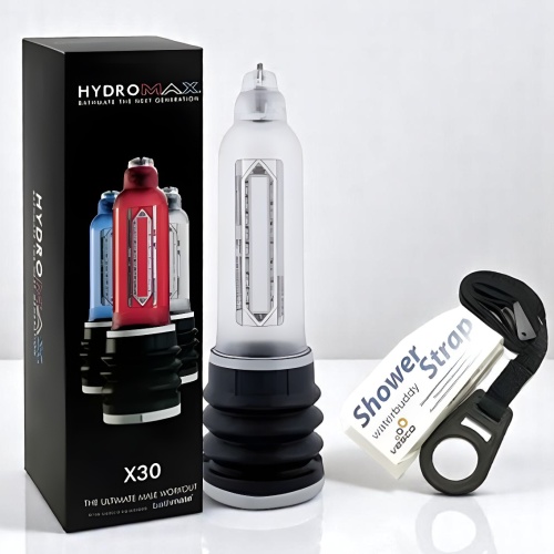HYDROMAX X30 SULU PENİS VAKUM POMPASI BEYAZ
