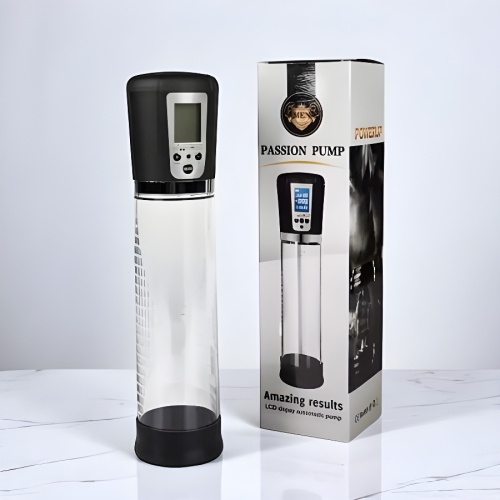 Passion  USB Şarjlı LED Ekranlı 4 Titreşimli Tam Otomatik Penis Pompası