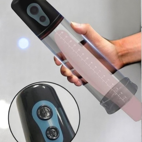 Otomatik Vakumlu Kaliteli 17 CM Penis Pompası