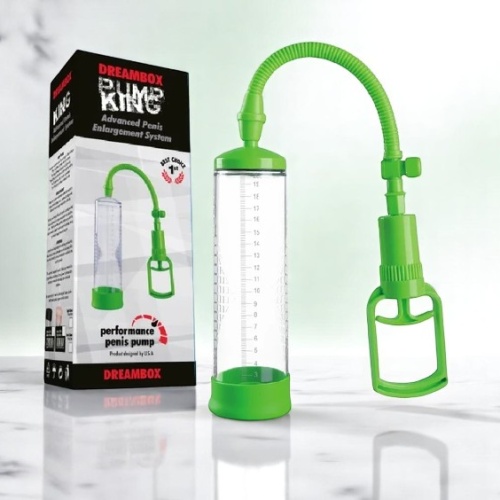 Pump King DreamBox Süper Vakum Yeşil Penis Pompası