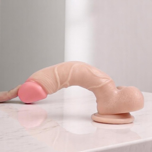 Xise 17 CM Vantuzlu Gerçekçi Realistik Penis Dildo