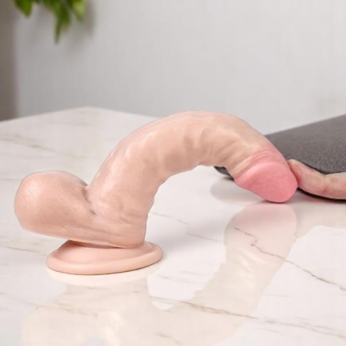 XS HunkEagle Orta Boy Penis Et Dokusu Süper Realistik Dildo 17cm