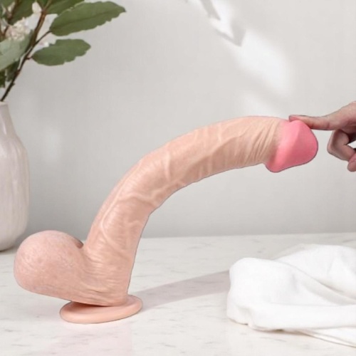 Spartacus Sexy Dev Realistik Penis 33 cm Gerçek Görünümlü Dildo
