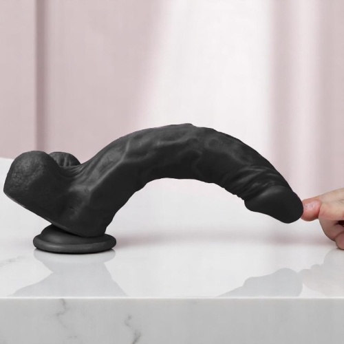 Gabriel 24 CM Vantuzlu Uzun Gerçekçi Realistik Zenci Penis Dildo