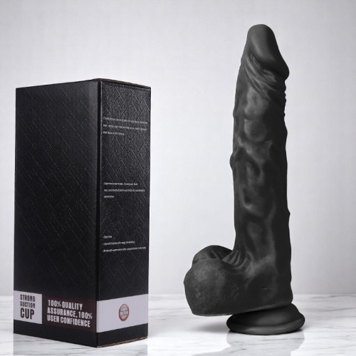 Gabriel 24 CM Vantuzlu Uzun Gerçekçi Realistik Zenci Penis Dildo