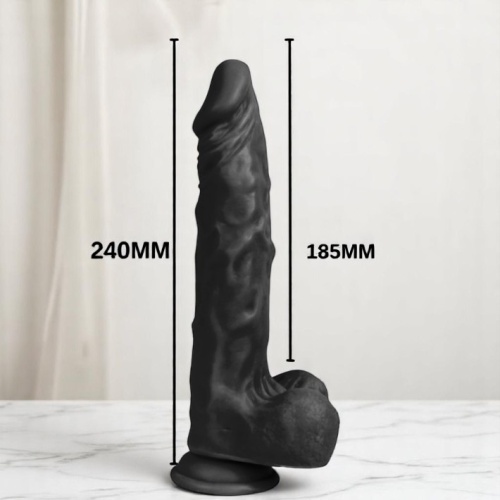 Gabriel 24 CM Vantuzlu Uzun Gerçekçi Realistik Zenci Penis Dildo