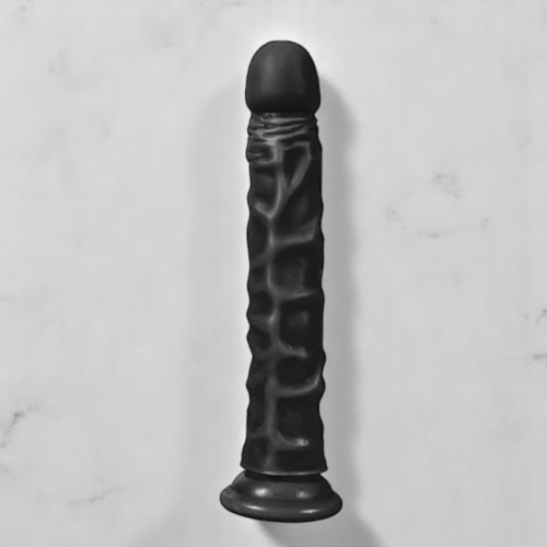 Xise 24 CM Vantuzlu Gerçekçi Realistik Zenci Penis Dildo