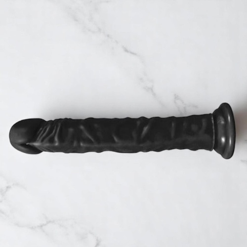 Xise 24 CM Vantuzlu Gerçekçi Realistik Zenci Penis Dildo