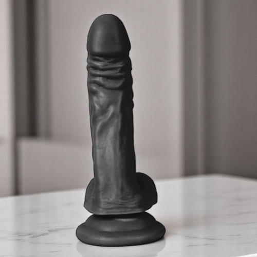 21CM Realistik Zenci Penis Gerçekçi Vibratör Dildo