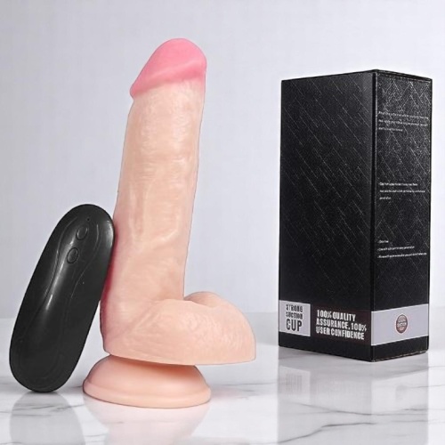 Wolf King Dildo 17 CM Titreşimli Realistik Vibratör Penis