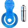 Get Lock The Tongue-Blue Titreşimli Dilli Penis Halkası